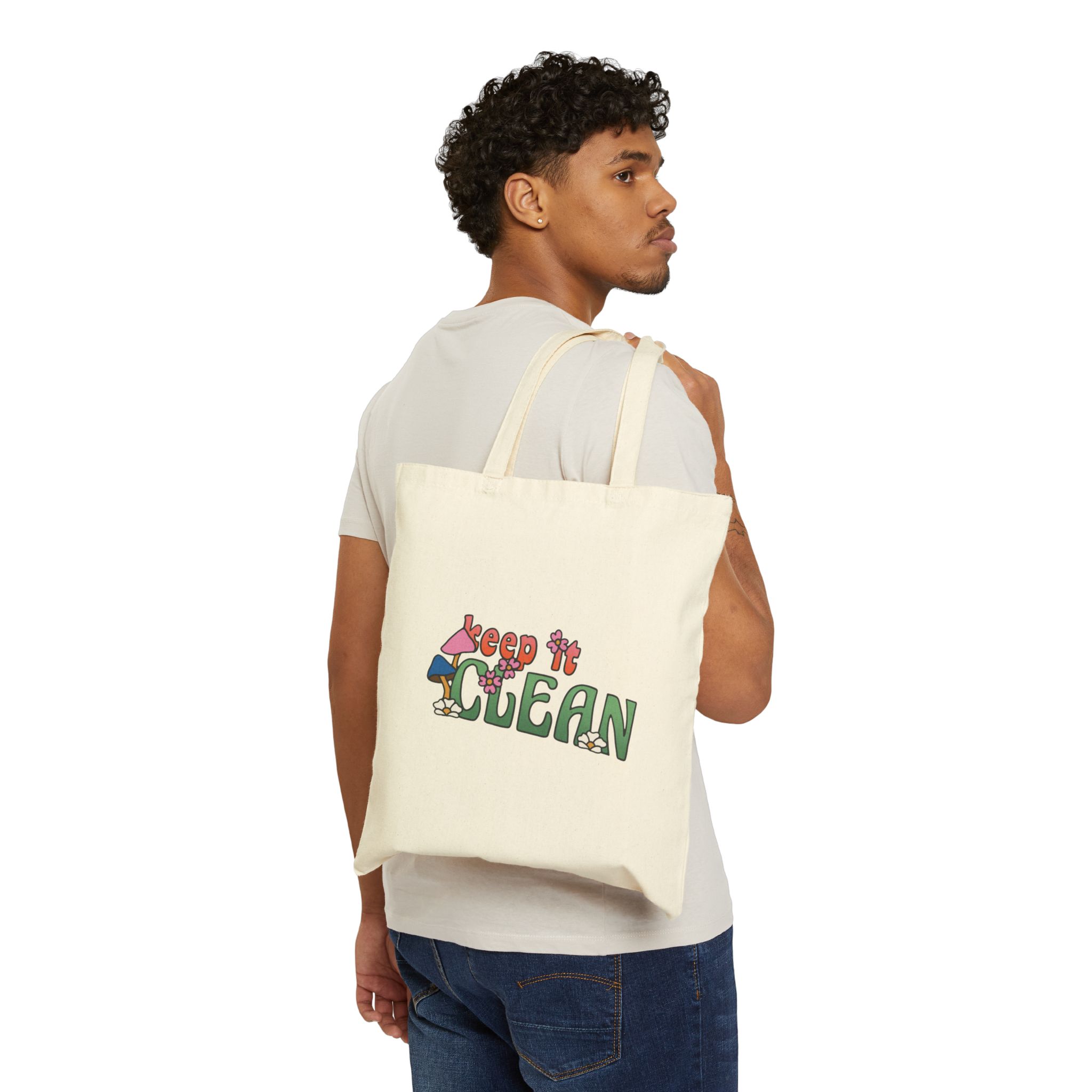 Cotton Canvas Tote Bag - Image 3