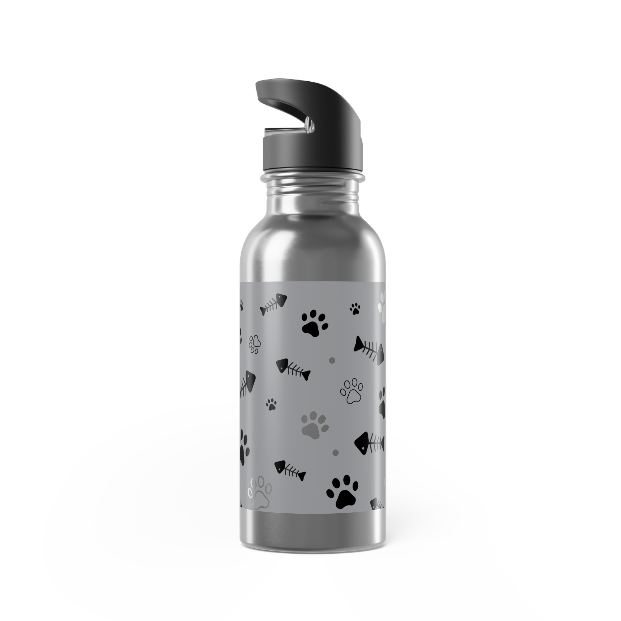 Stainless Steel Water Bottle With Straw, 20oz - Image 4