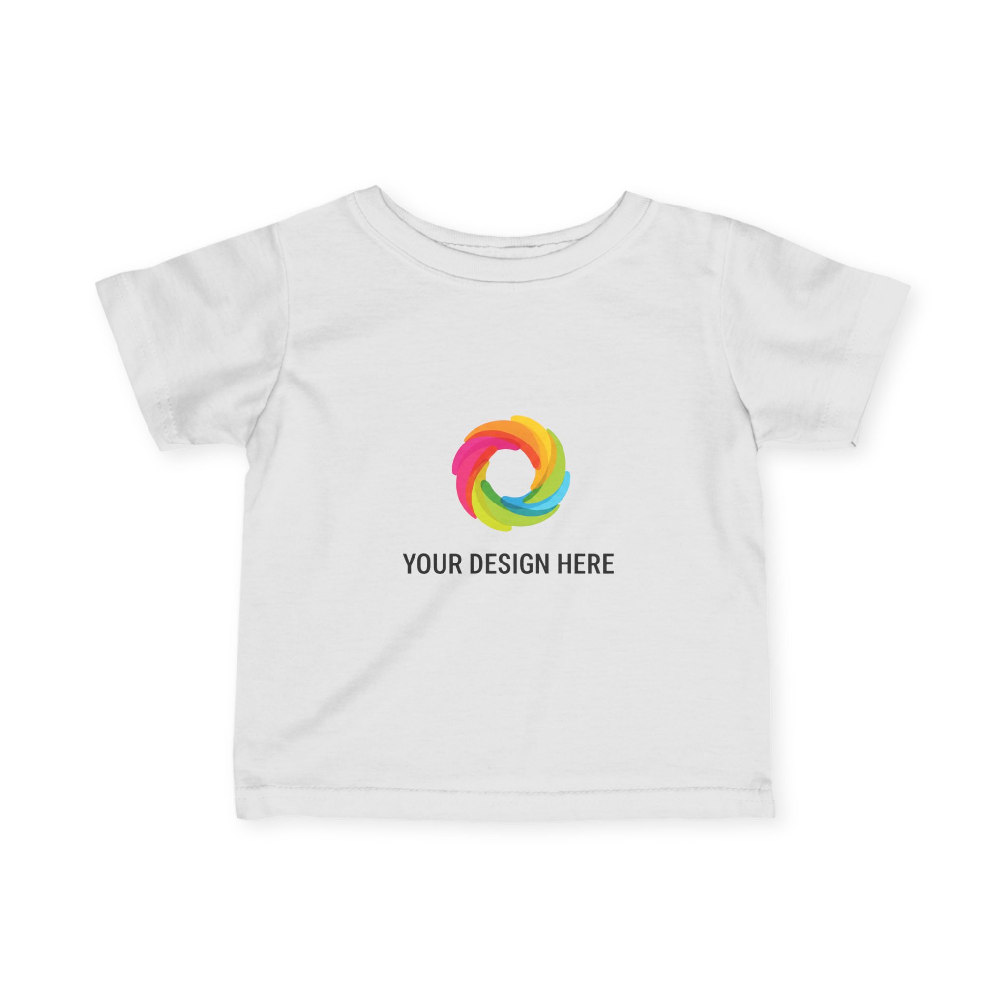 Infant Tee — Custom Colorful Logo Baby Shirt
