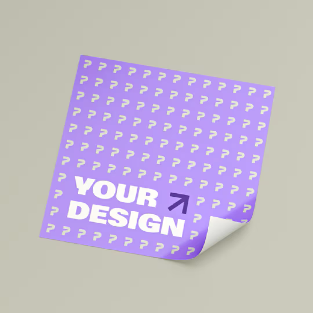 Holographic Custom Sticker Sheet Bundle – 10-Pack Personalized Labels (Your Design)