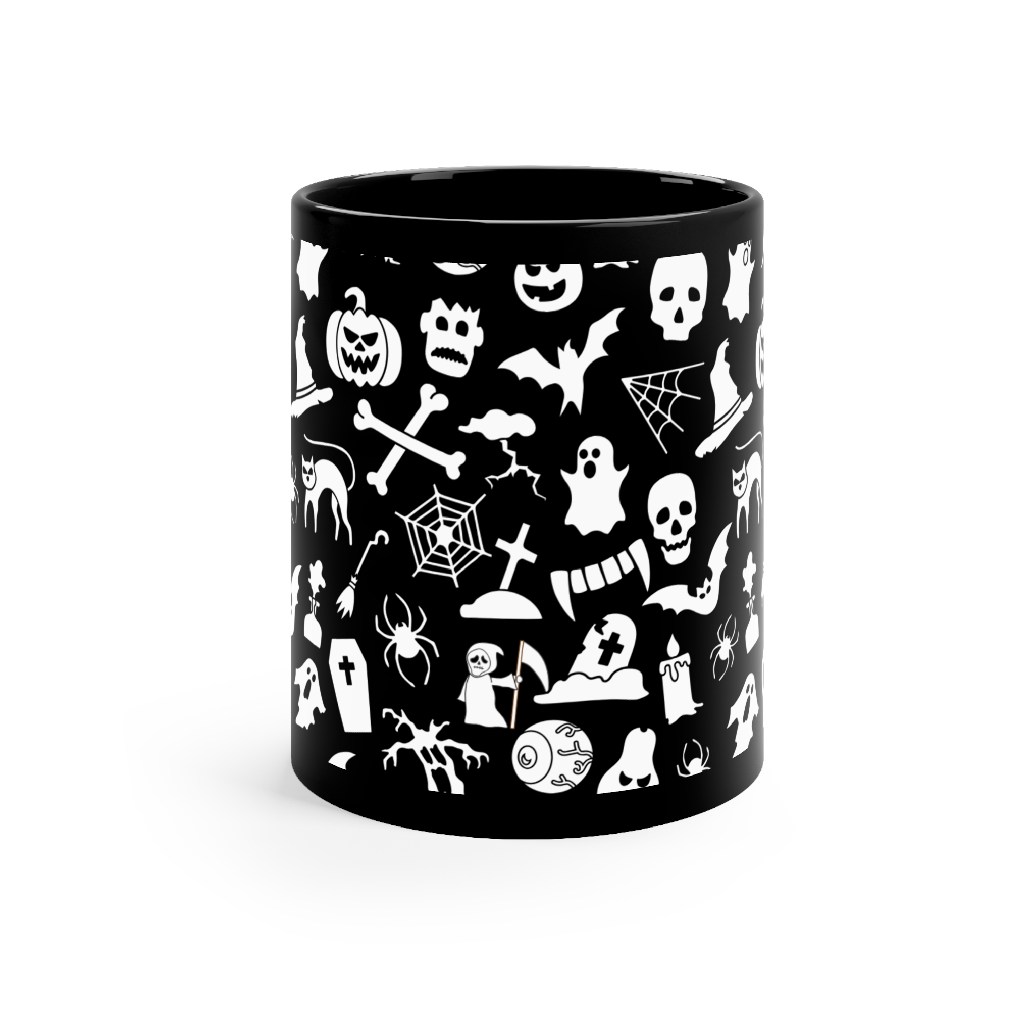 Black Coffee Mug, 11oz