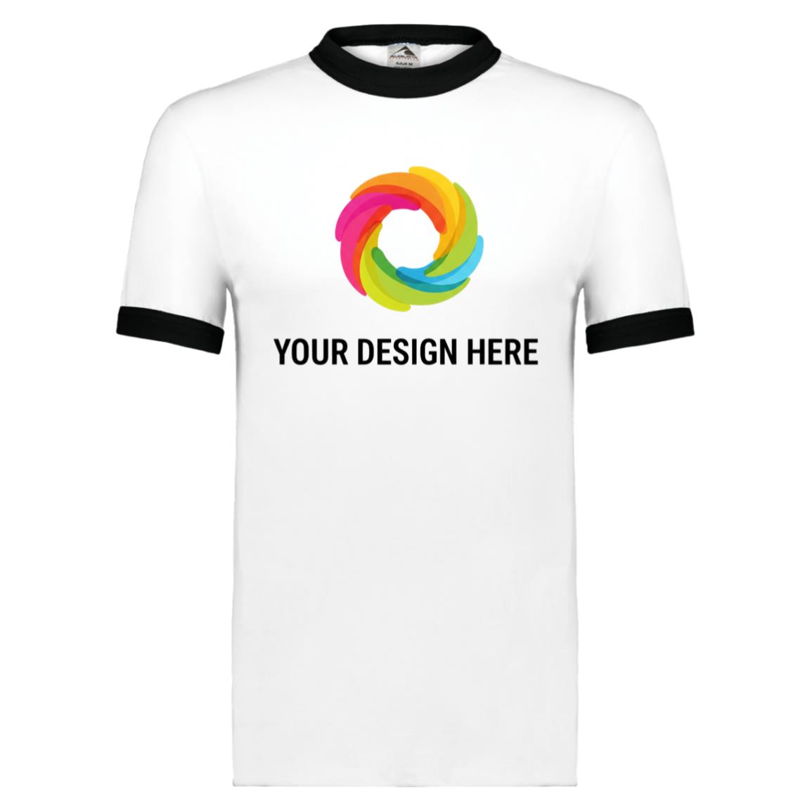 710 Augusta Unisex Ringer Tee - Image 4