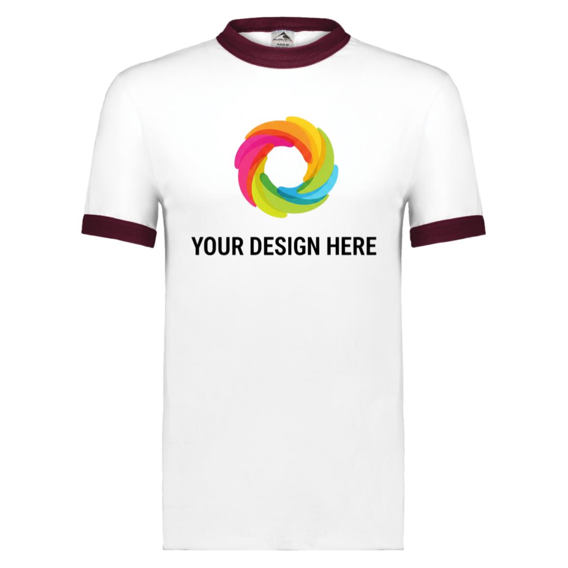 710 Augusta Unisex Ringer Tee - Image 6