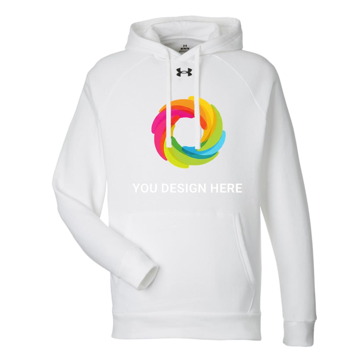 CLOSEOUT - 1379757 Under Armour Mens Rival Fleece Hoodie - Image 5