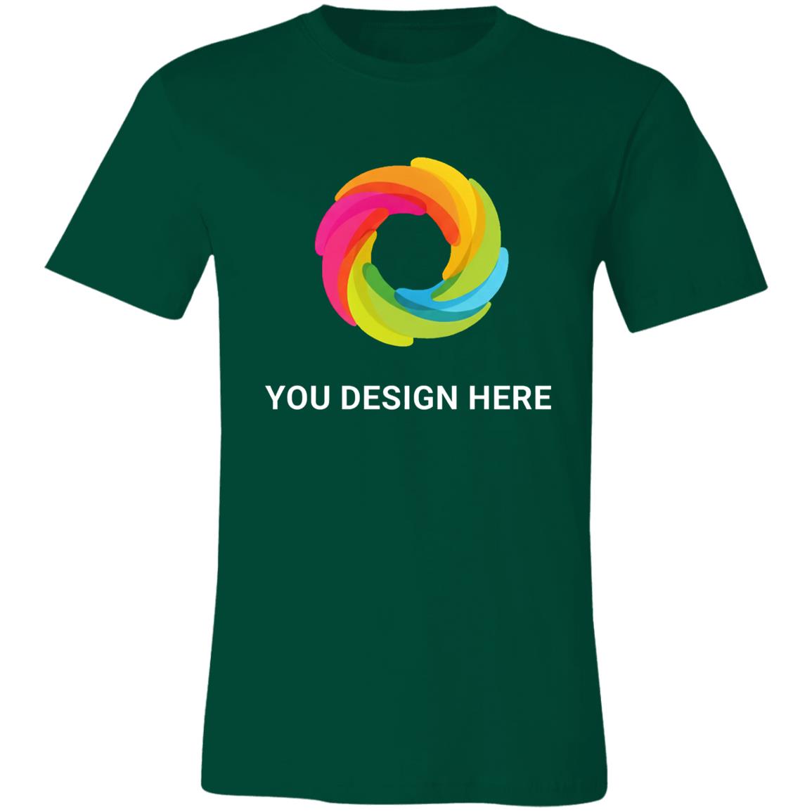 3001C Bella + Canvas Unisex Jersey Short-Sleeve T-Shirt - Image 4