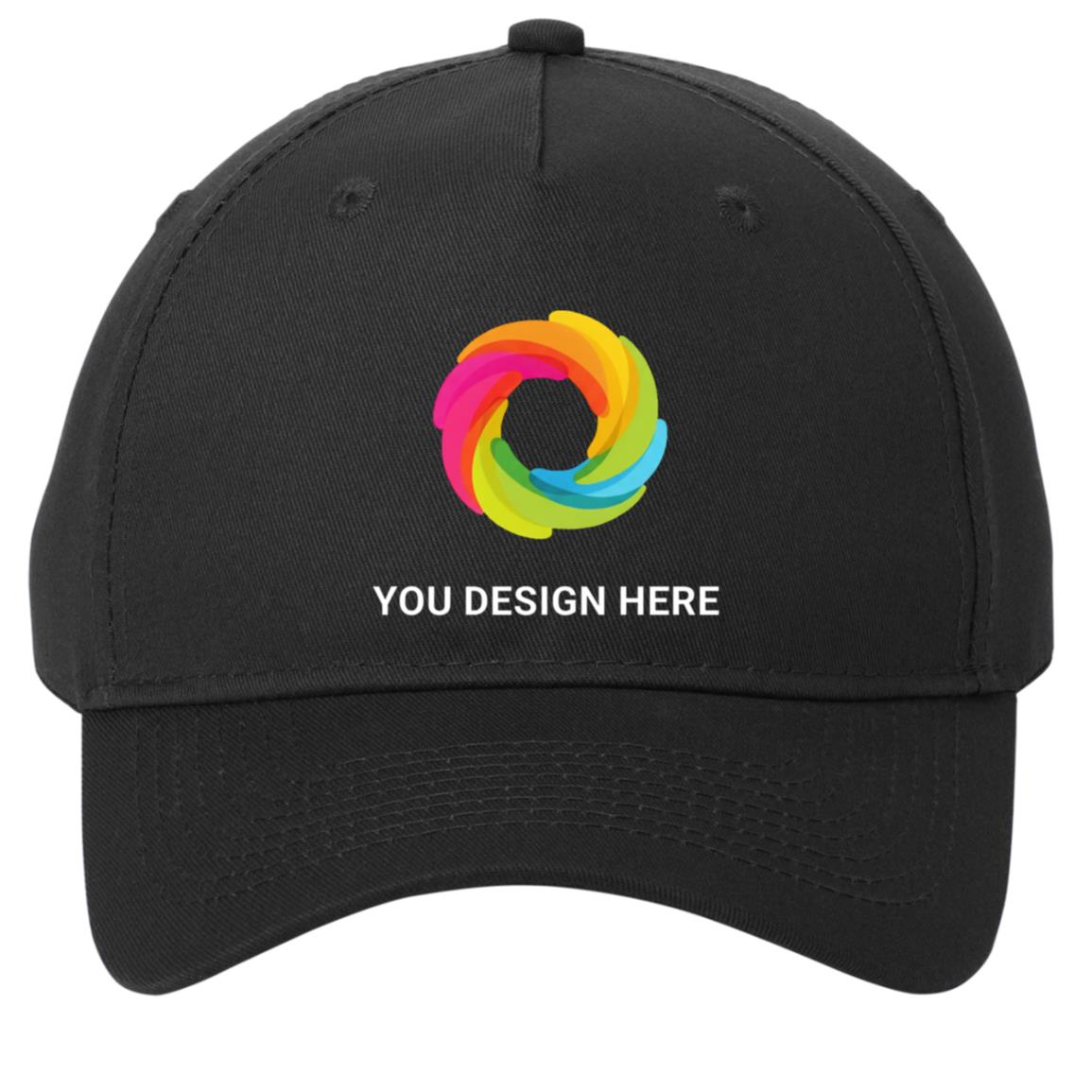 CP86 Port & Co 5-Panel Twill Cap