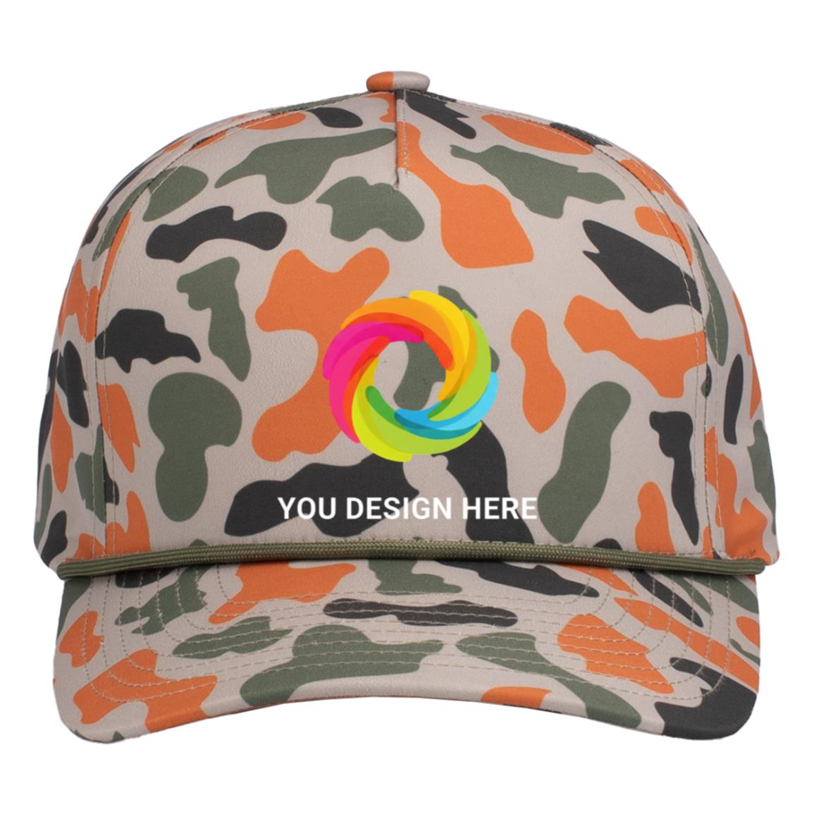 P685 Weekender Duck Camo 5-Panel Trucker Cap