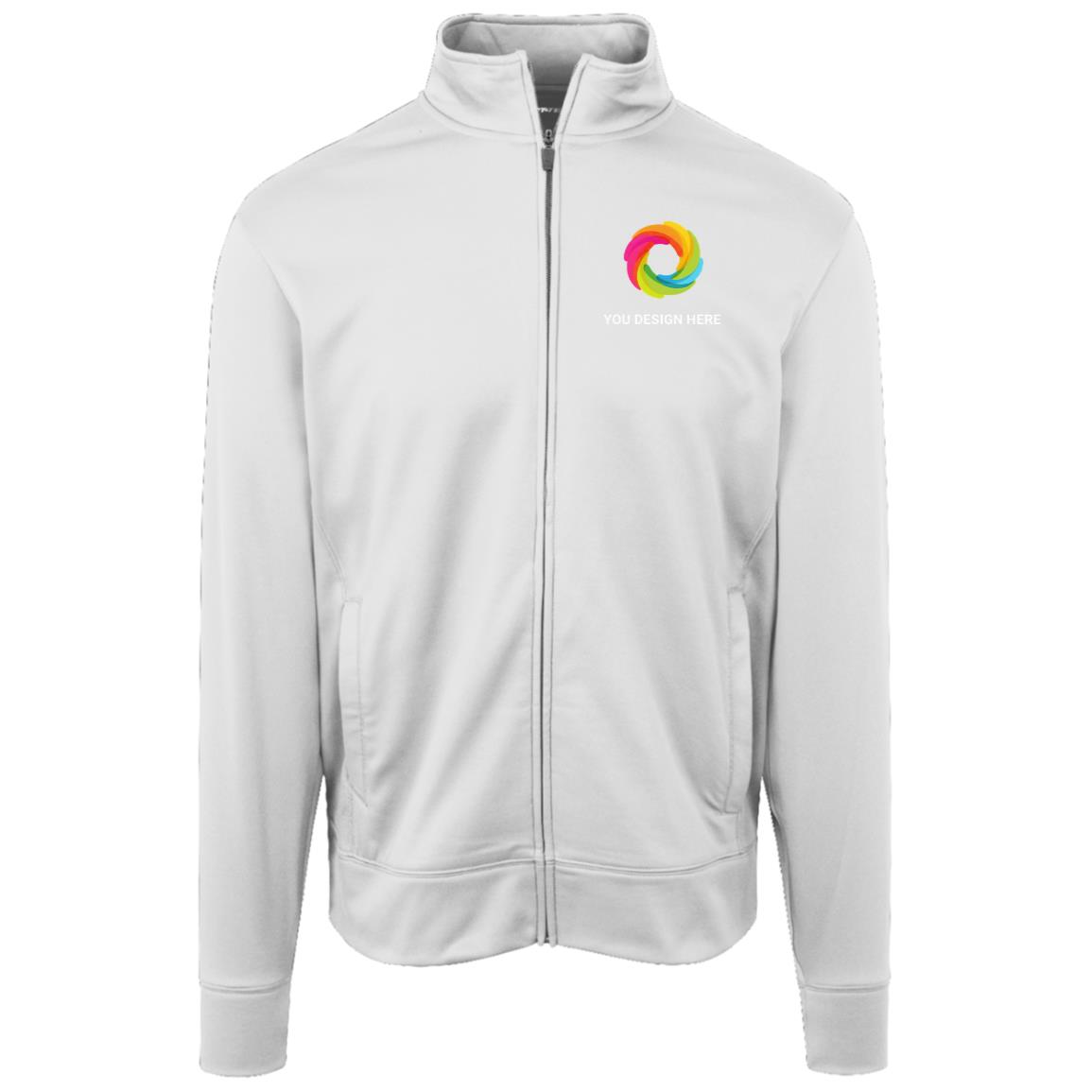 ST241 Sport-Tek Mens Fleece Full-Zip Jacket - Image 7