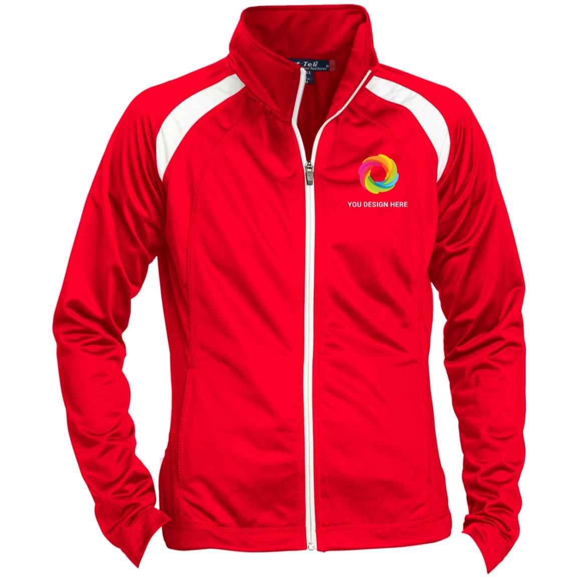LST90 Ladies Raglan Sleeve Warmup Jacket