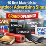 10 Best Materials for Outdoor Advertising Signs (Updated 2026 Guide)