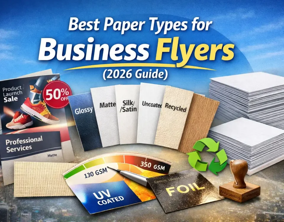 Best Paper Types for Business Flyers (Complete Guide for 2026)