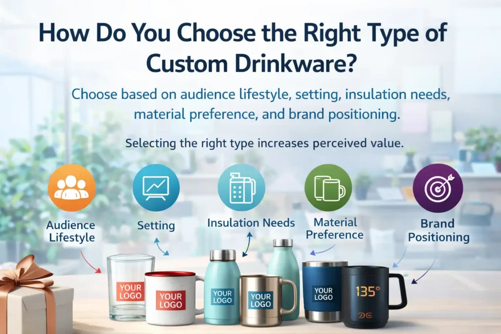 How Do You Choose the Right Type of Custom Drinkware