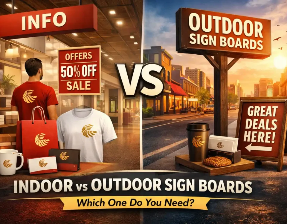 Indoor vs Outdoor Sign Boards Which One Do You Need