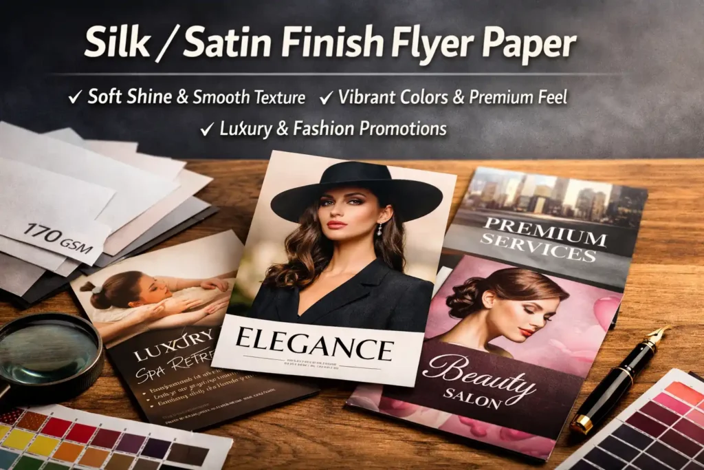 Silk Satin Finish Flyer Paper