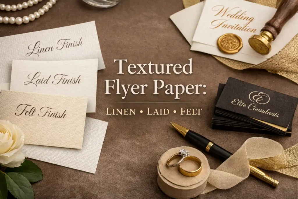 Textured Paper Finishes (Linen, Laid, Felt)