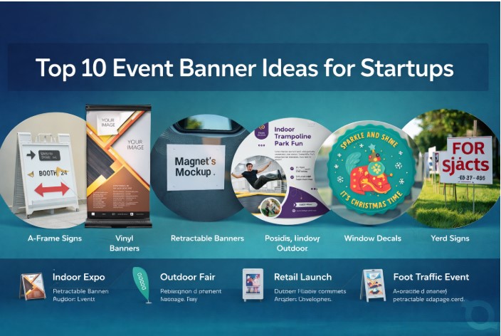 Top 10 Event Banner Ideas for Startups