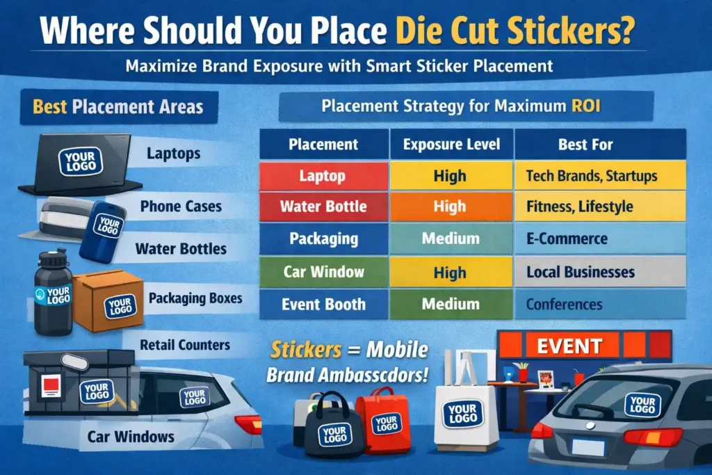 Where Should You Place Die Cut Stickers