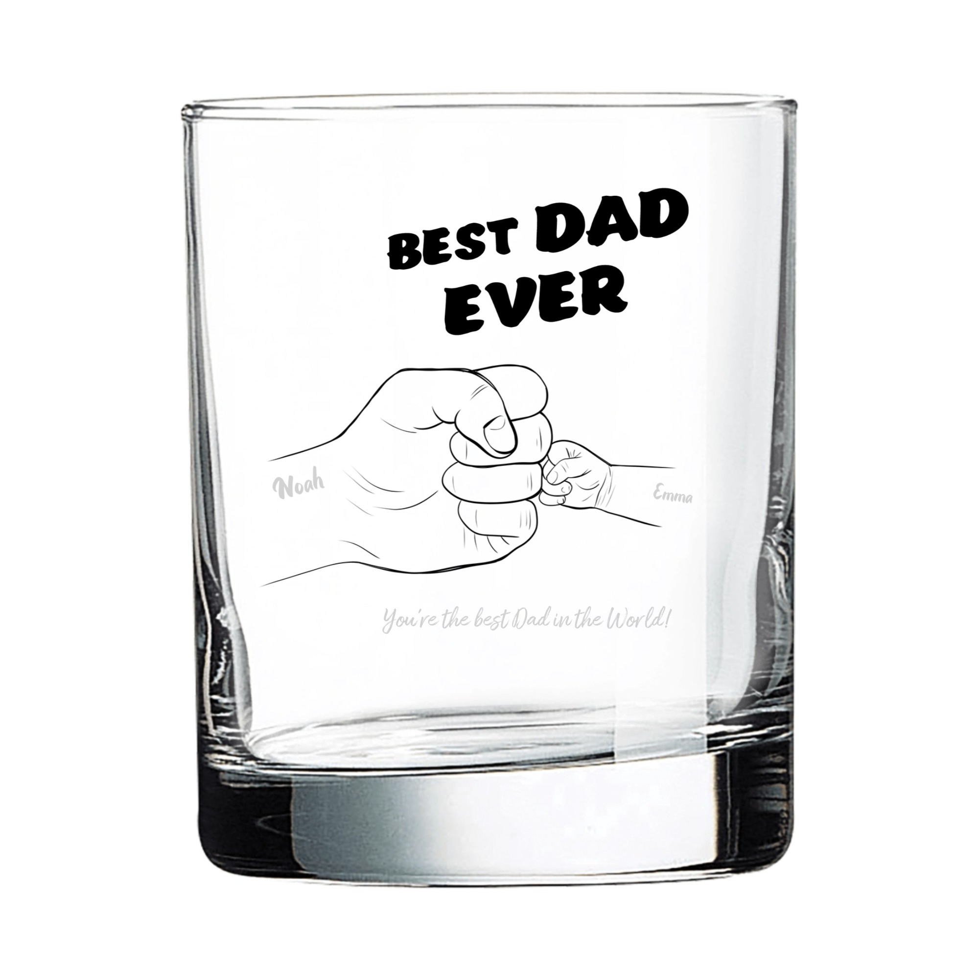 Whiskey Glass, 10.5oz (Engraving)