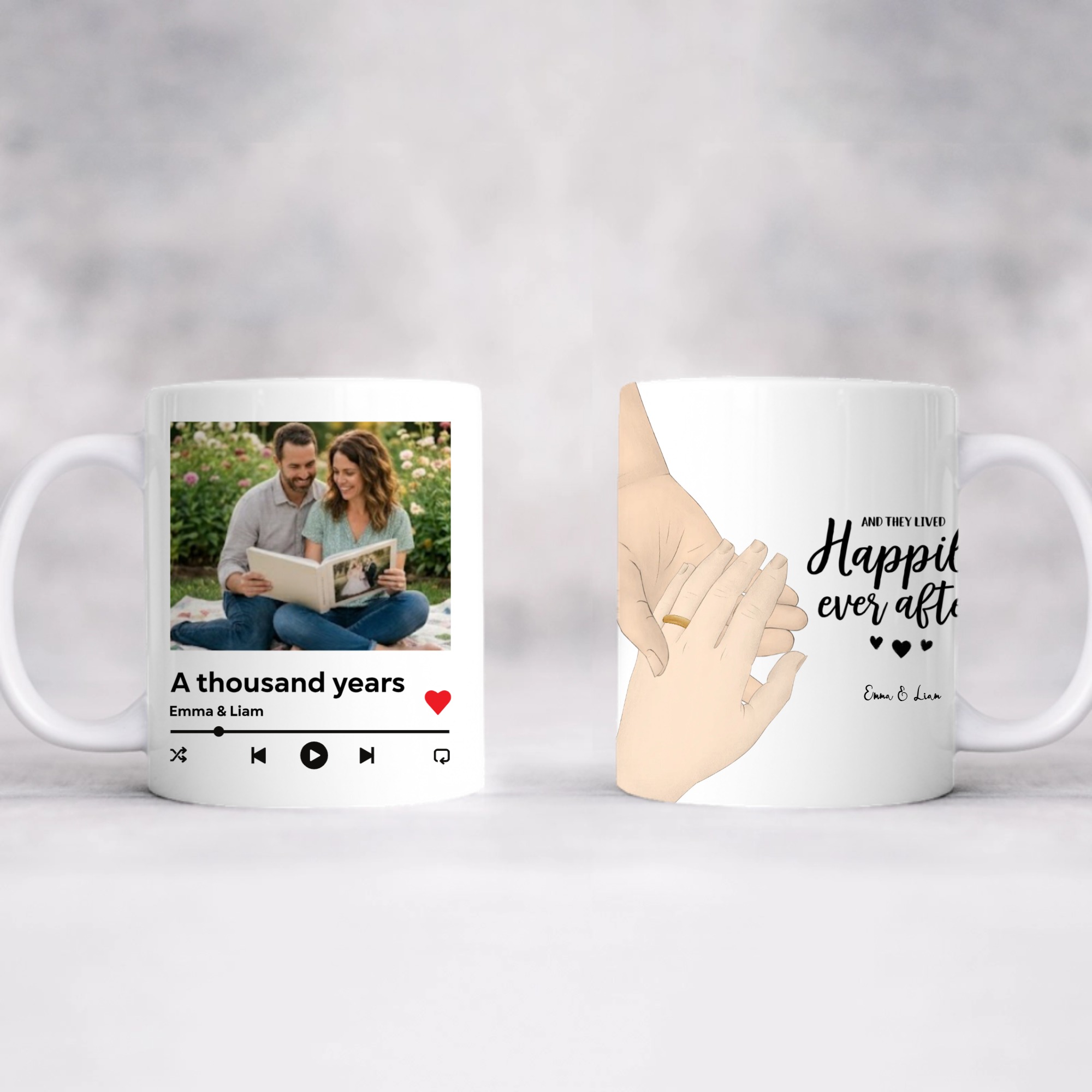 White Ceramic Mug, 11oz