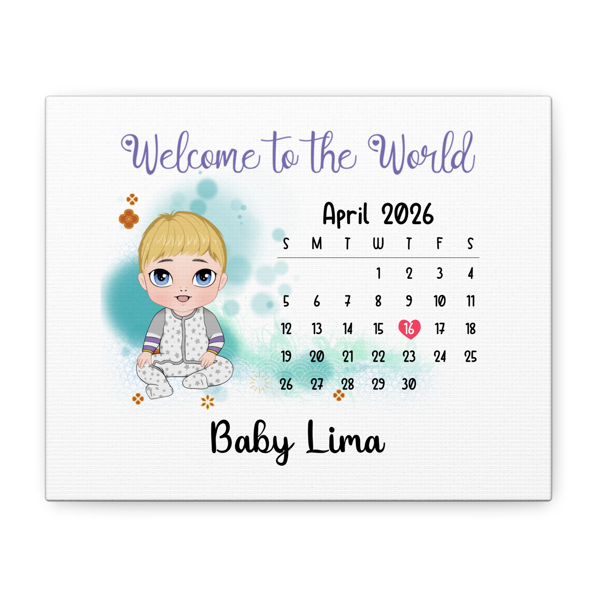 Matte Canvas, Stretched, 1.25"