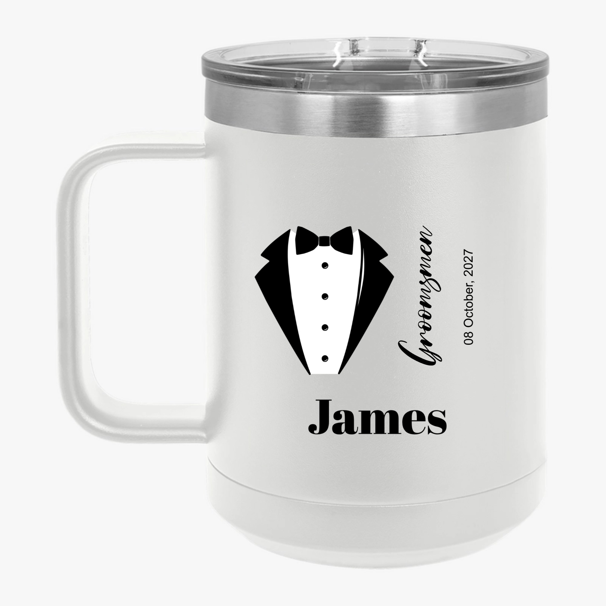 Coffee Mug Tumbler, 15oz