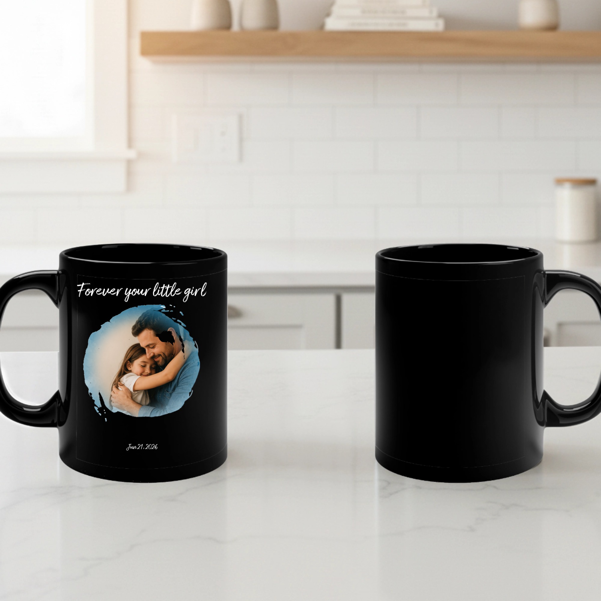 Black Coffee Mug, 11oz