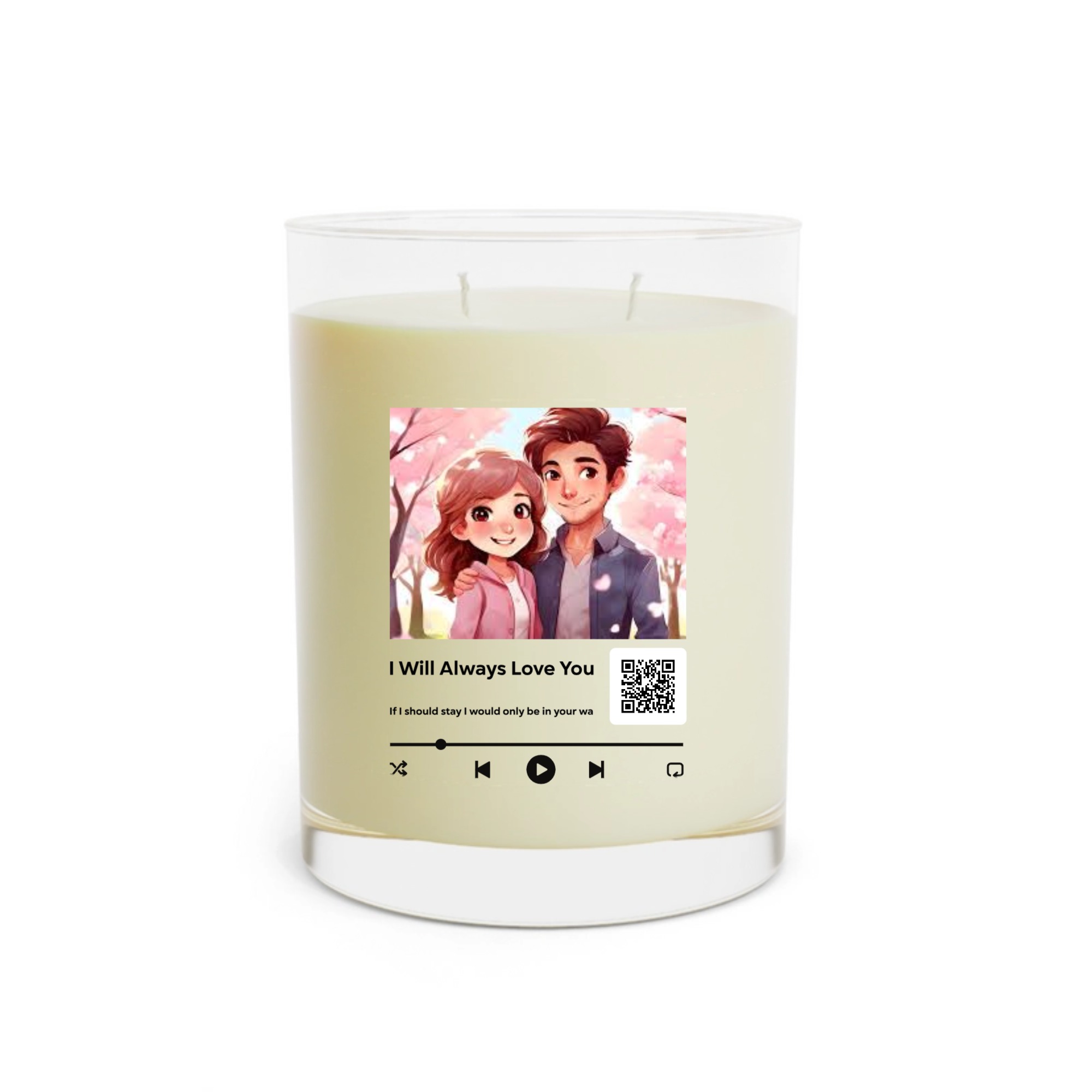 Scented Candle - Full Glass, 11oz