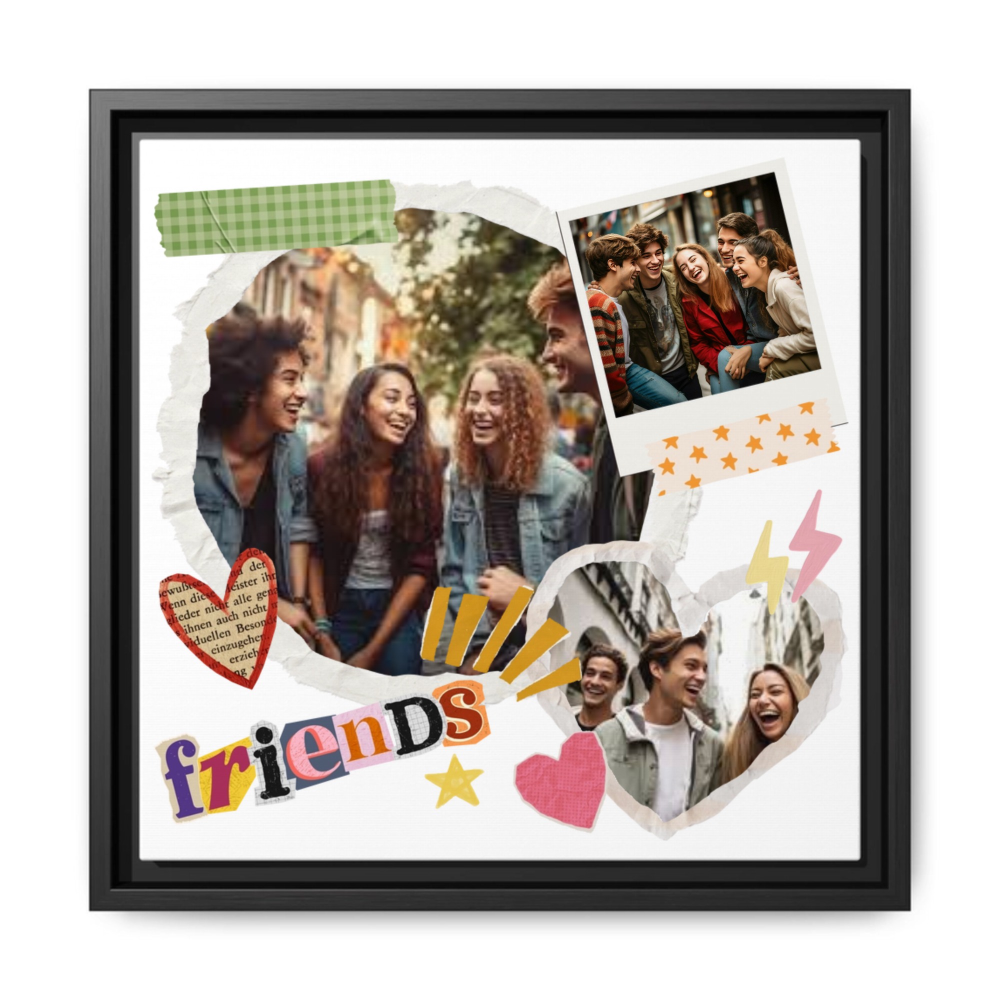Matte Canvas, Framed (Multi-color)