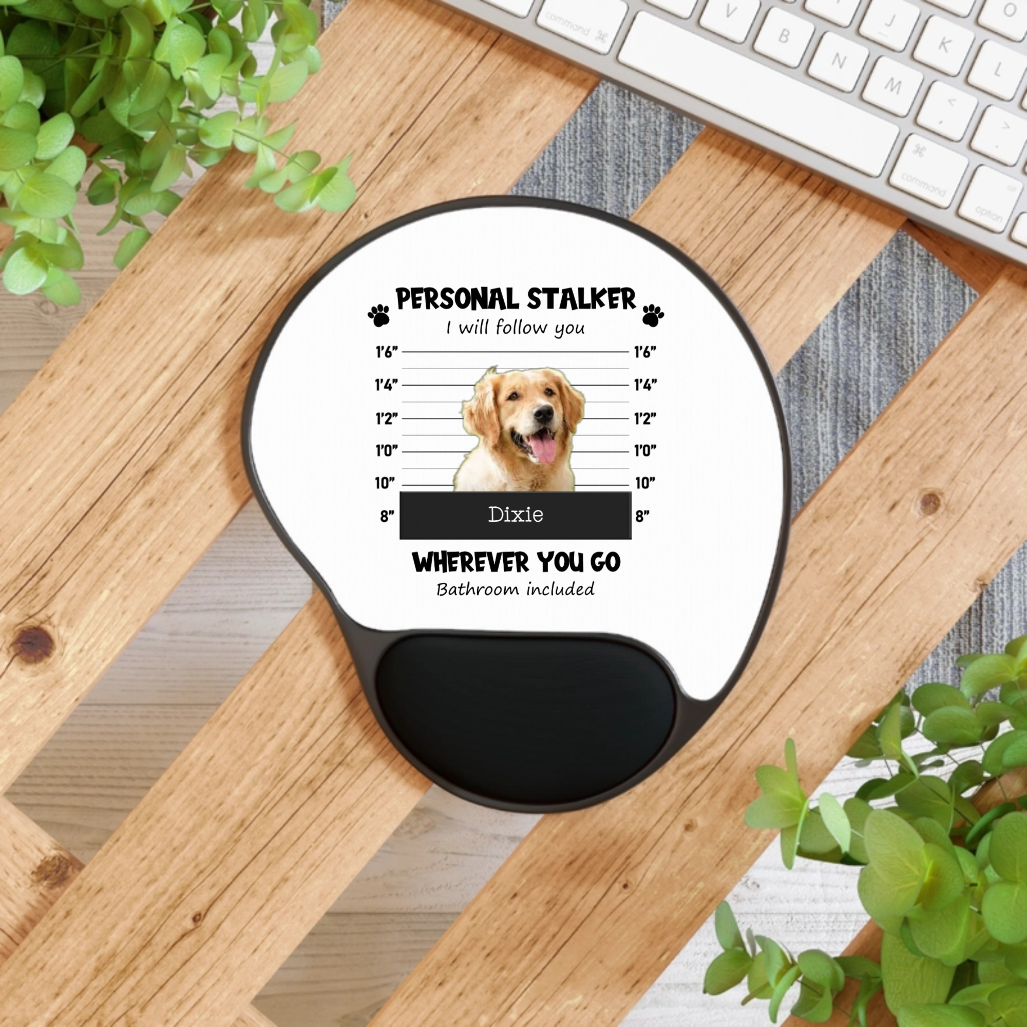 Mouse Pad With Wrist Rest