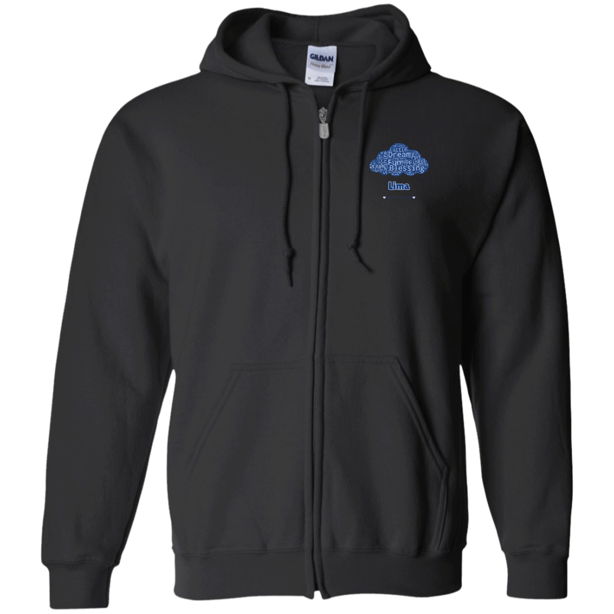 G186 Zip Up Hooded Sweatshirt – Gildan