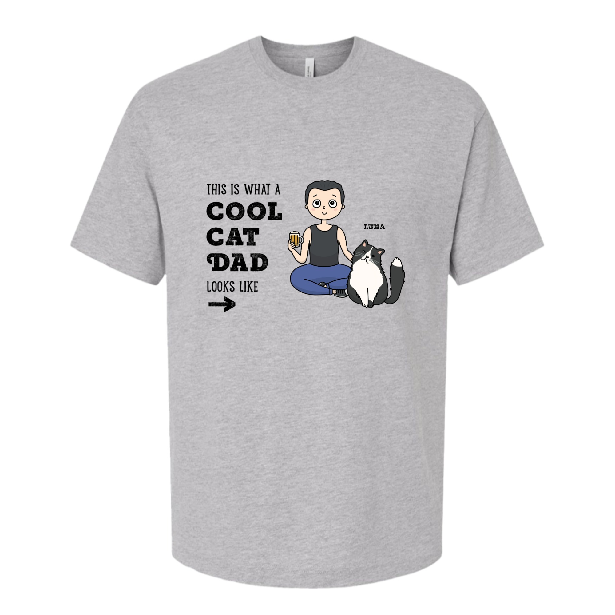 3010 Bella + Canvas Mens Heavyweight Short Sleeve Tee