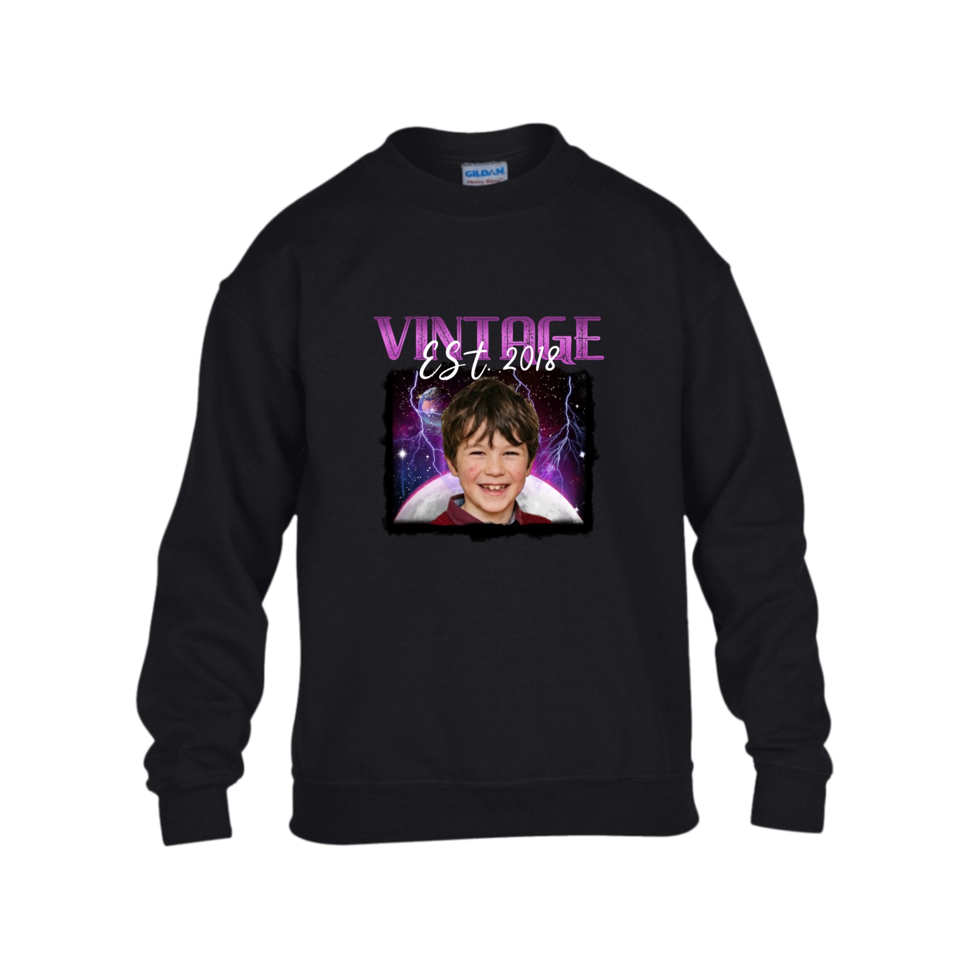 G180B Kids Heavy Blend Fleece Crew – Gildan