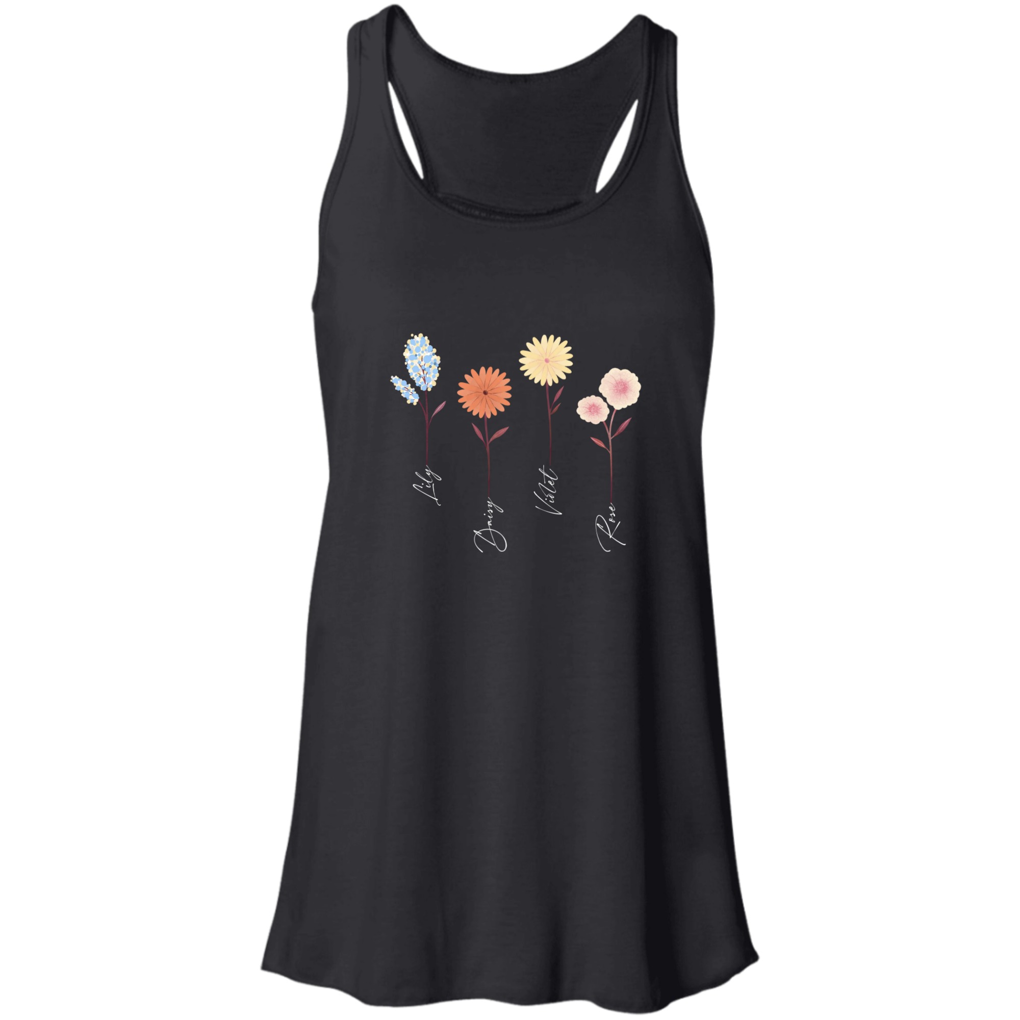 B8800 Ladies’ Flowy Racerback Tank – Bella + Canvas