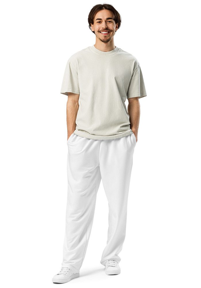 All-Over Print Unisex Wide-Leg Joggers - Image 7