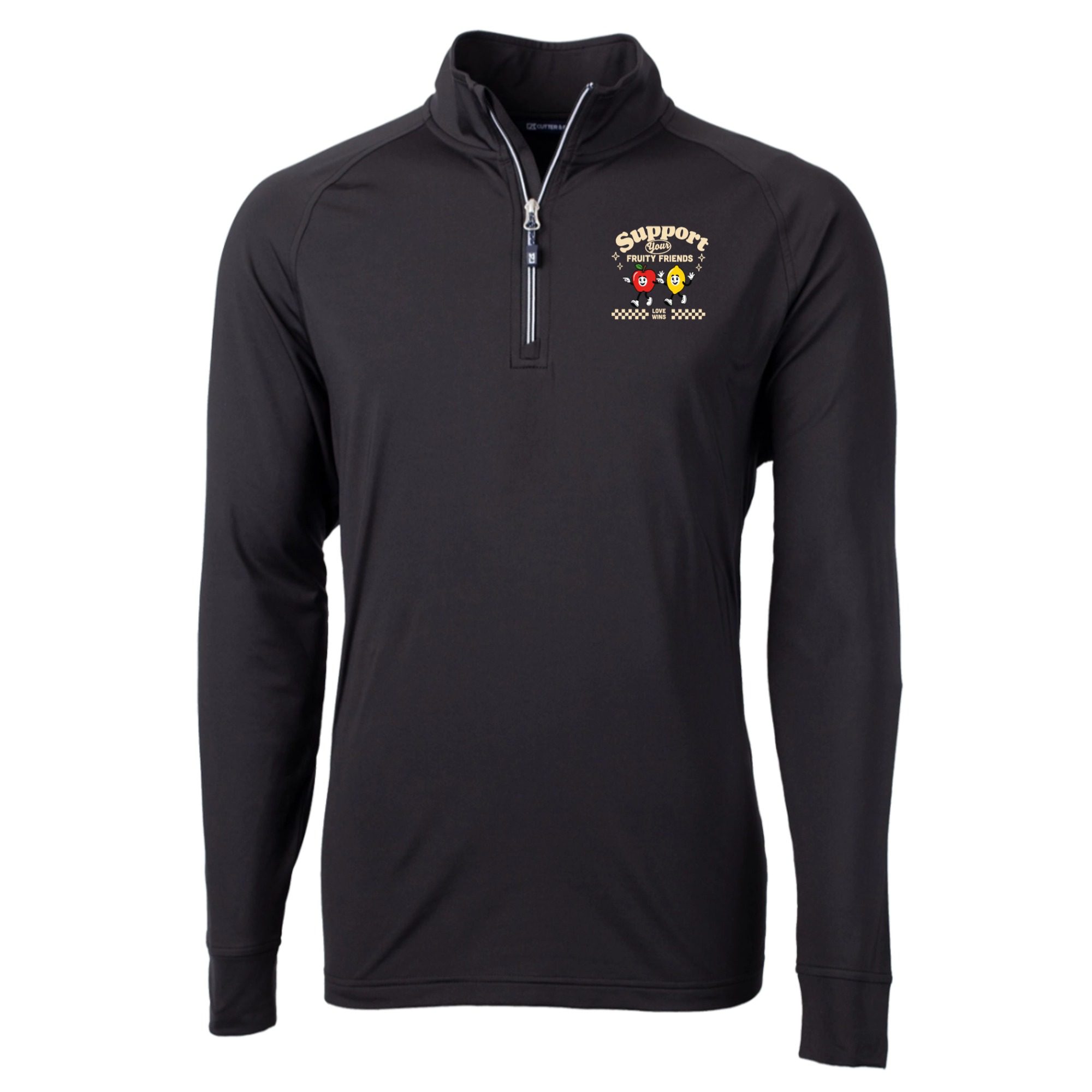 MCK01143 Cutter & Buck Mens Adapt Recycled Knit 1/4 Zip